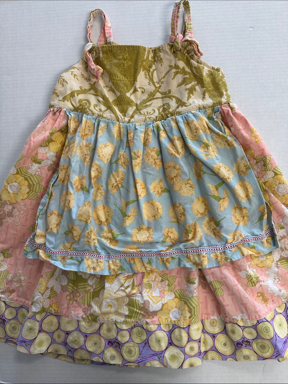 Matilda Jane 435 Art Fair Platinum HTF Knot Dress 6